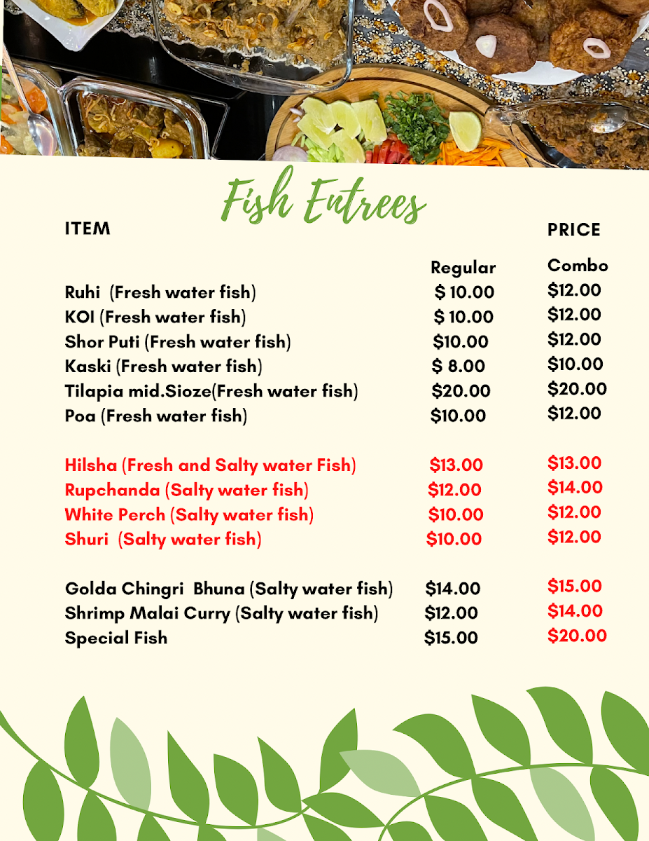 Boishakhi Restaurant Astoria Menu - Image 4